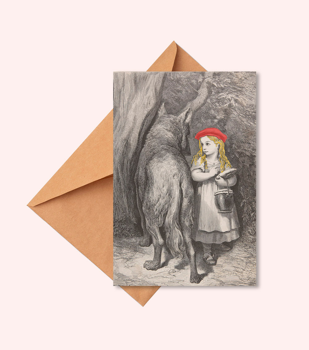 Carte postale Le Petit chaperon rouge