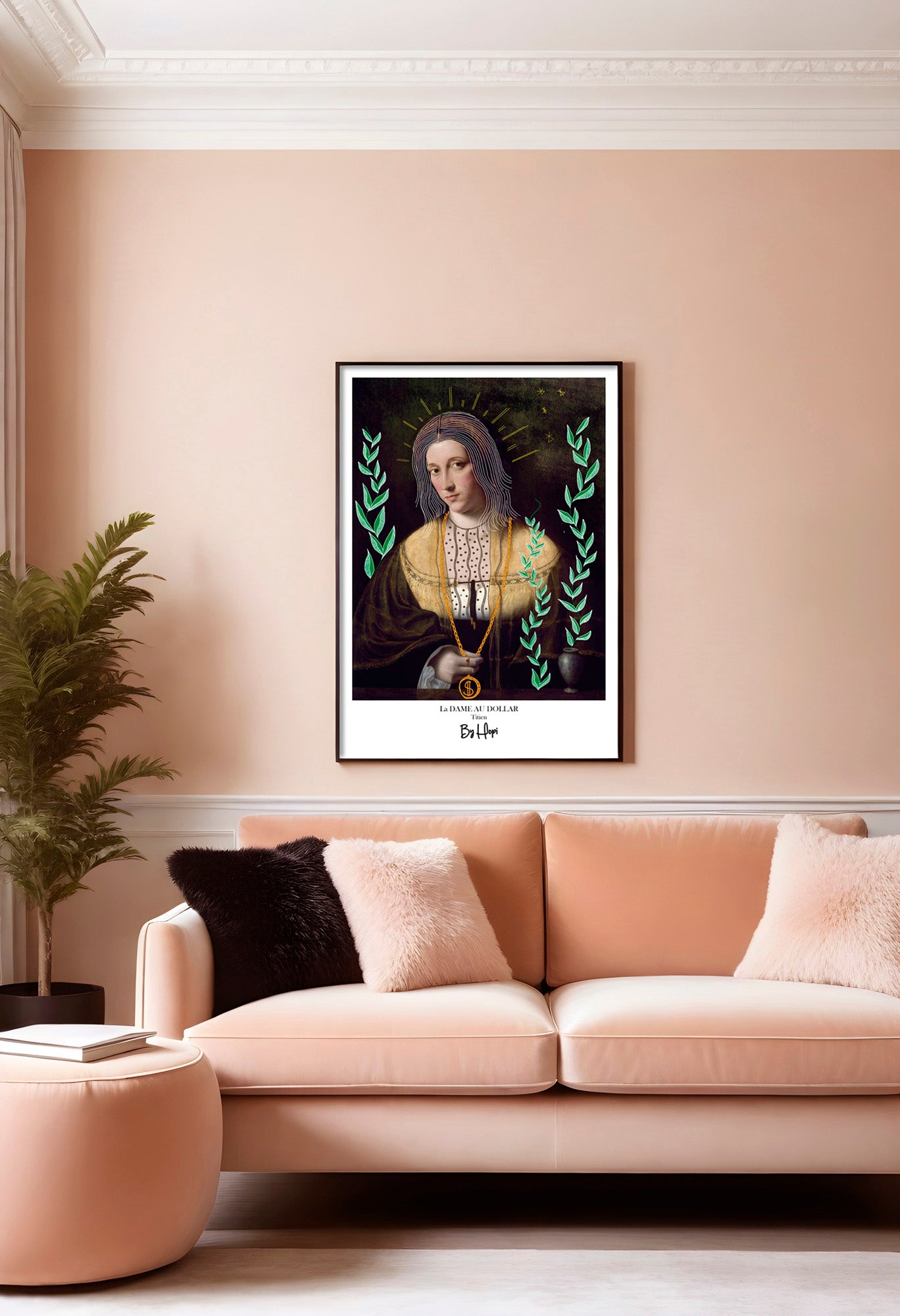 La dame au dollar Affiche